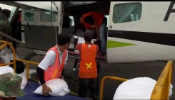 Tiga Ton NaCl Disemai di Langit Sumatra Selatan